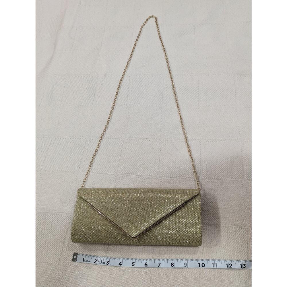 Pretty gold women's clutch/handbag see pics for measurements no tag